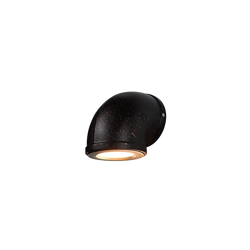 Wandleuchte Wandleuchten Wand Eisen Wandlampe dumm schwarz Lichtschwert Lampe an der Wand