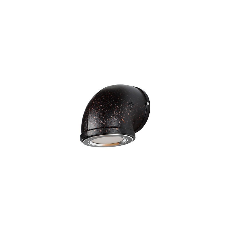 Wandleuchte Wandleuchten Wand Eisen Wandlampe dumm schwarz Lichtschwert Lampe an der Wand
