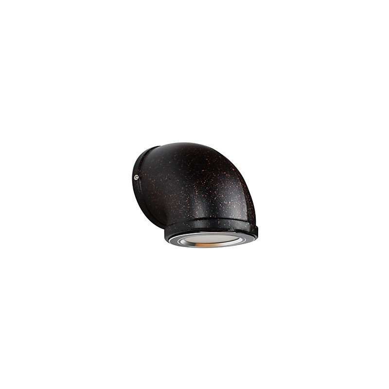 Wandleuchte Wandleuchten Wand Eisen Wandlampe dumm schwarz Lichtschwert Lampe an der Wand