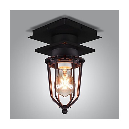 Retro Schmiedeeisen Wandleuchte Einzelkopf Antike Reminiszenzlampe Loft Amerikanische Eisen Vintage Kleine Käfige Deckenleuchte Retro Schmiedeeisen Wandleuchte Einzelkopf Antike Reminiszenzlampe Loft Amerikanische Eisen Vintage Kleine Käfige Deckenleuchte