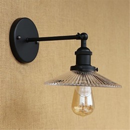 Country-Retro-Malerei-Funktion für Mini-Stil Augenschutz Umgebungslicht Wandleuchten