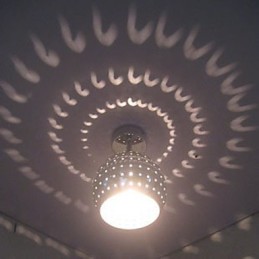 Kreative poröse Kugel ästhetische Reflexion absorbieren Kuppel Licht Schmiedeeisen Lampe