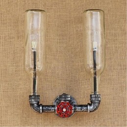 Retro Industrielle Windschalter Wasserflasche Wandlampe Wandleuchte