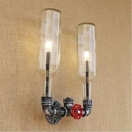 Retro Industrielle Windschalter Wasserflasche Wandlampe Wandleuchte