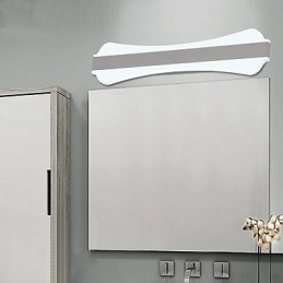 Hochwertige 10W Spiegellampe Badezimmerleuchten Edelstahl und Acryl Wandleuchten Make-up Beleuchtung