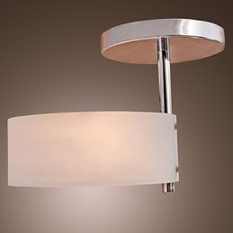 Moderne zeitgenössische Mini-Stil Chrom Metall Kronleuchter Unterputz Garage