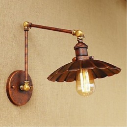 Lange arm Halb rost Retro Kreative Nostalgische Versenkbare Klapp Wandleuchten Wand Licht