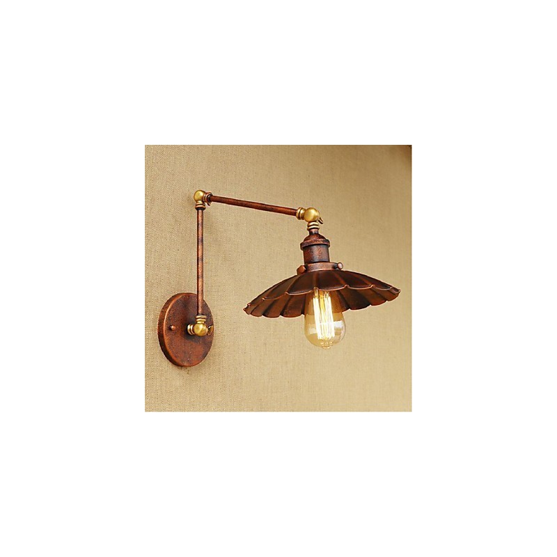 Lange arm Halb rost Retro Kreative Nostalgische Versenkbare Klapp Wandleuchten Wand Licht