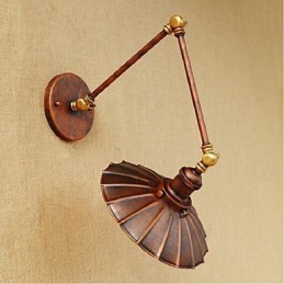 Lange arm Halb rost Retro Kreative Nostalgische Versenkbare Klapp Wandleuchten Wand Licht