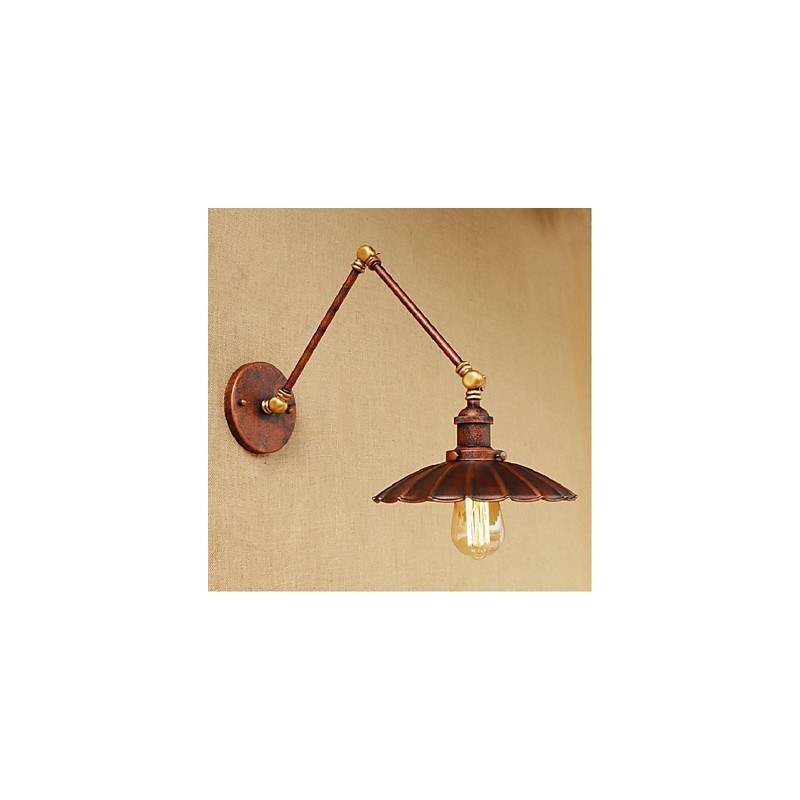Lange arm Halb rost Retro Kreative Nostalgische Versenkbare Klapp Wandleuchten Wand Licht