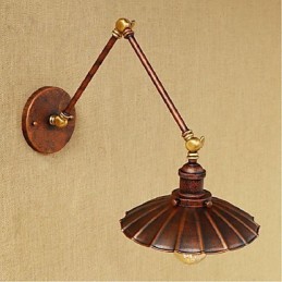Lange arm Halb rost Retro Kreative Nostalgische Versenkbare Klapp Wandleuchten Wand Licht