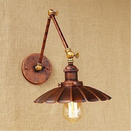 Lange arm Halb rost Retro Kreative Nostalgische Versenkbare Klapp Wandleuchten Wand Licht