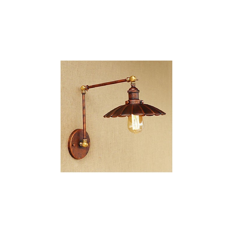 Lange arm Halb rost Retro Kreative Nostalgische Versenkbare Klapp Wandleuchten Wand Licht