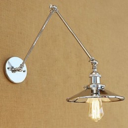 Rustikale Lodge Country Retro Galvanisierte Funktion für Mini-Stil Schwenkarm-Umgebungslicht