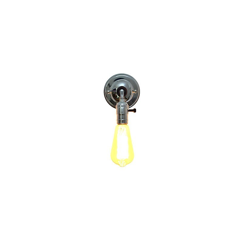 Wandleuchte Wandleuchten Wand Eisen Wandlampe dumm schwarz Lichtschwert Lampe an der Wand