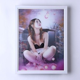 Integrierte moderne zeitgenössische moderne zeitgenössische Malerei-Funktion für Ambient Light Wandleuchten