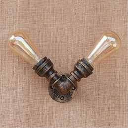 Nostalgie Einfache Wasserleitung Dekorative Kleine Wandleuchte Wandleuchte
