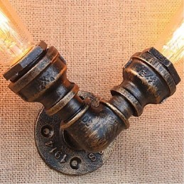 Nostalgie Einfache Wasserleitung Dekorative Kleine Wandleuchte Wandleuchte
