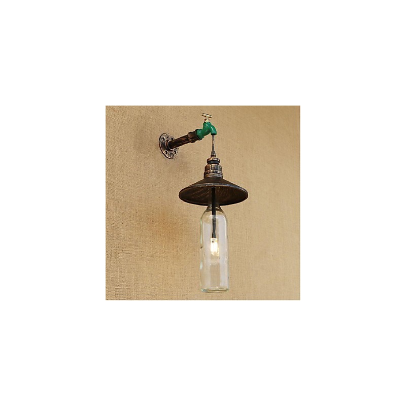 Edison Retro Dekorative Wasserpfeife Weinflasche Wandleuchte Wandleuchte