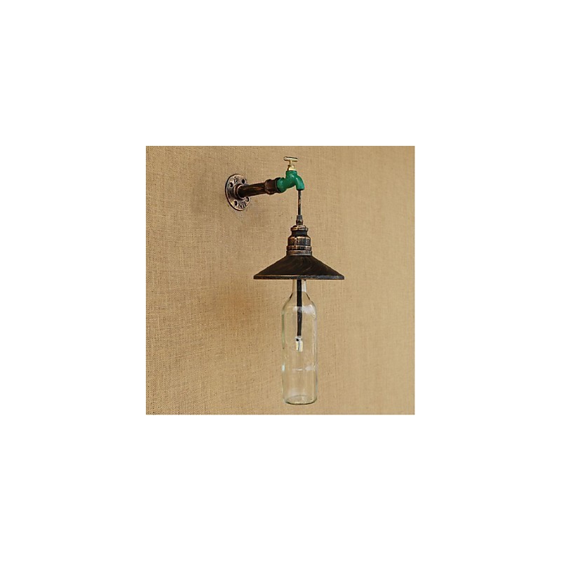Edison Retro Dekorative Wasserpfeife Weinflasche Wandleuchte Wandleuchte