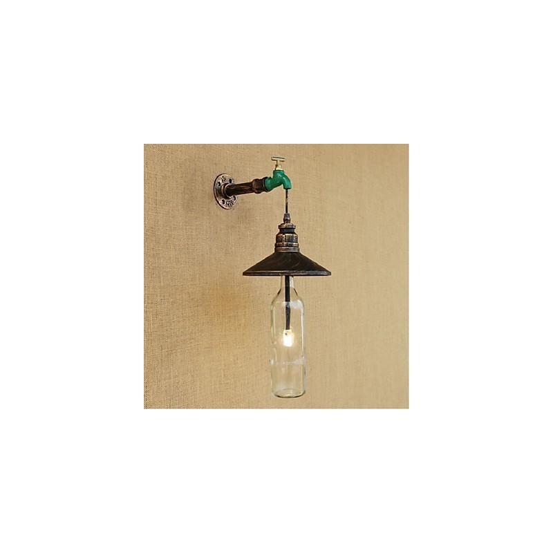 Edison Retro Dekorative Wasserpfeife Weinflasche Wandleuchte Wandleuchte