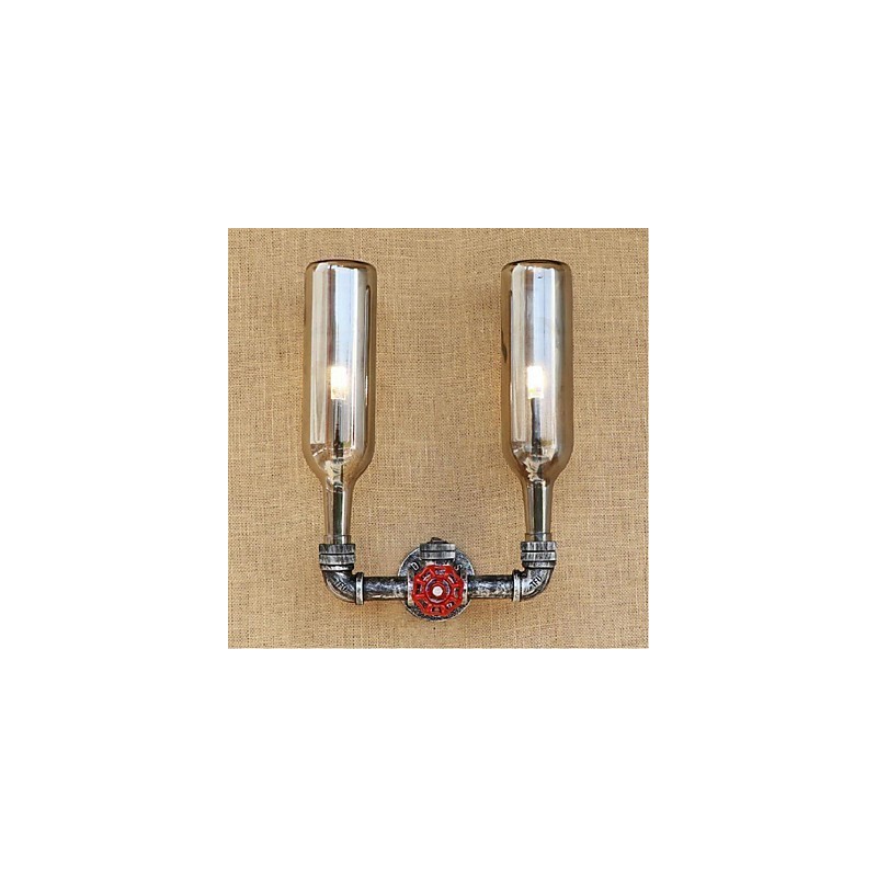 Wasserflasche Wandleuchte Wandleuchte Grau