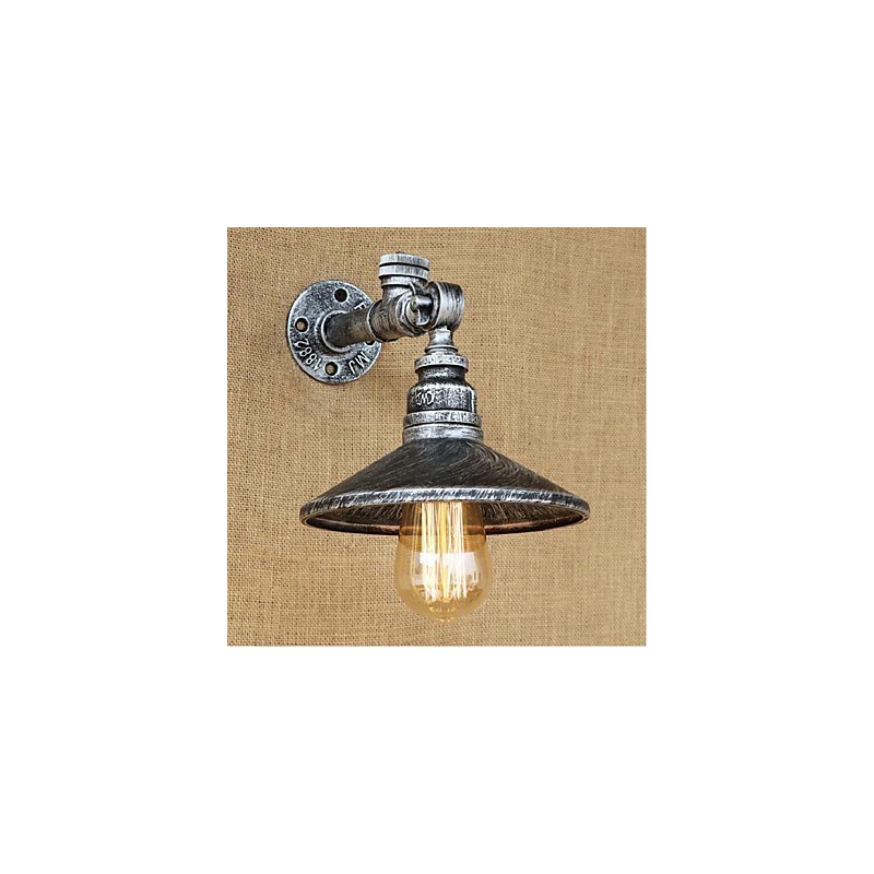 Rustikale Lodge Malerei Funktion für Ambient Light Wandleuchten Wandleuchte Silber