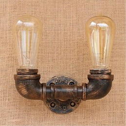 Nostalgie Einfache Wasserleitung Dekorative Kleine Wandleuchte Wandleuchte