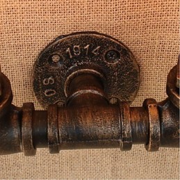 Nostalgie Einfache Wasserleitung Dekorative Kleine Wandleuchte Wandleuchte