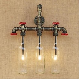 Retro Industrielle Windschalter Wasserflasche Wandlampe Wandleuchte