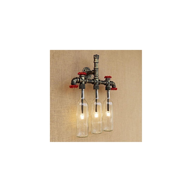 Retro Industrielle Windschalter Wasserflasche Wandlampe Wandleuchte