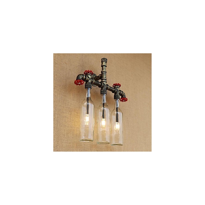 Retro Industrielle Windschalter Wasserflasche Wandlampe Wandleuchte