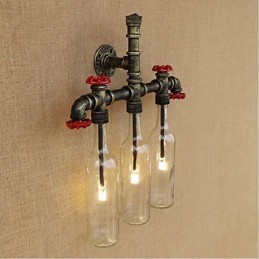 Retro Industrielle Windschalter Wasserflasche Wandlampe Wandleuchte