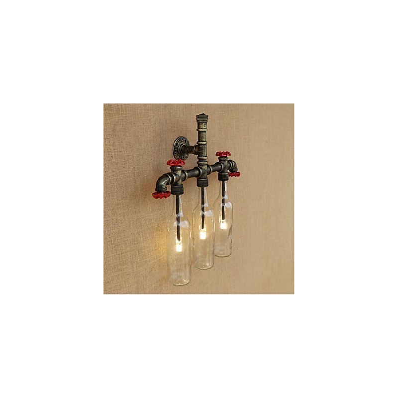 Retro Industrielle Windschalter Wasserflasche Wandlampe Wandleuchte