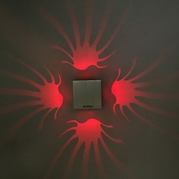 Moderne zeitgenössische galvanisierte Funktion für Umgebungslicht Wandleuchten WandleuchteV