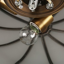 Modernes zeitgenössisches dekoratives Design Kupfer Deckenleuchte Familie