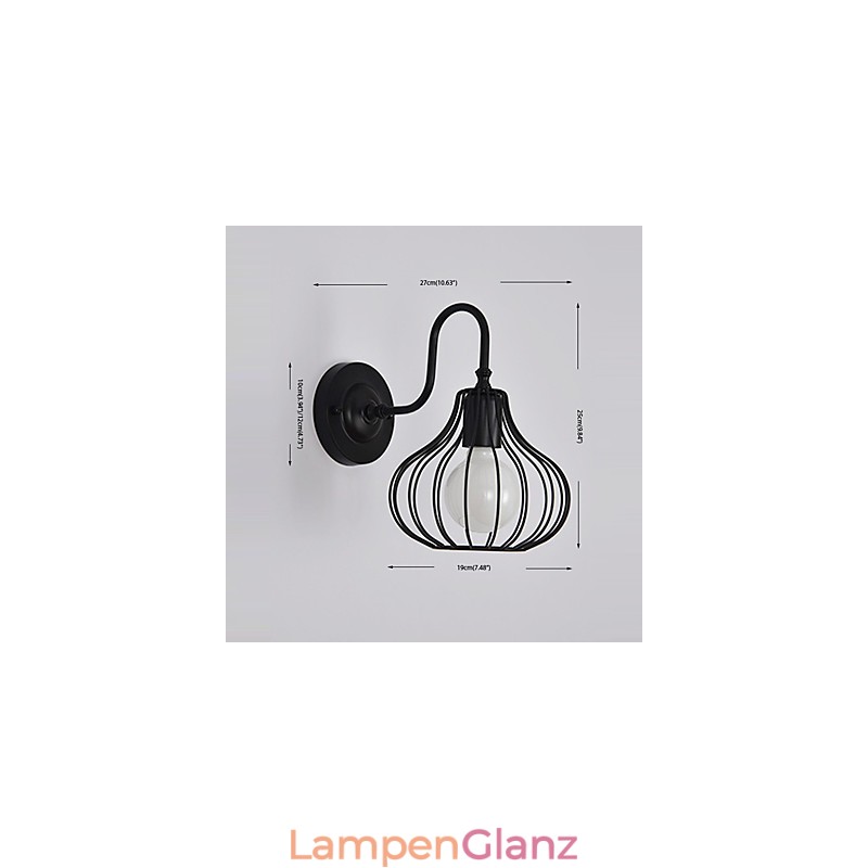 MaxTraditional Klassische rustikale Lodge-Malerei-Funktion für Wandleuchten im Mini-Stil mit Umgebungslicht