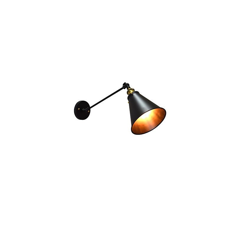 Buzz Paint Einzelwand Eisen Wandleuchte Dumme schwarze Lichtschwertlampe an der Wand