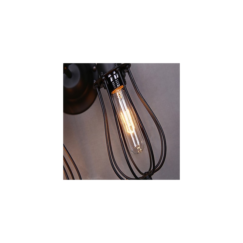 Traditionelle klassische rustikale Lodge Country-Malerei-Funktion für Swing Arm Ambient Light Wandleuchten Wandleuchte