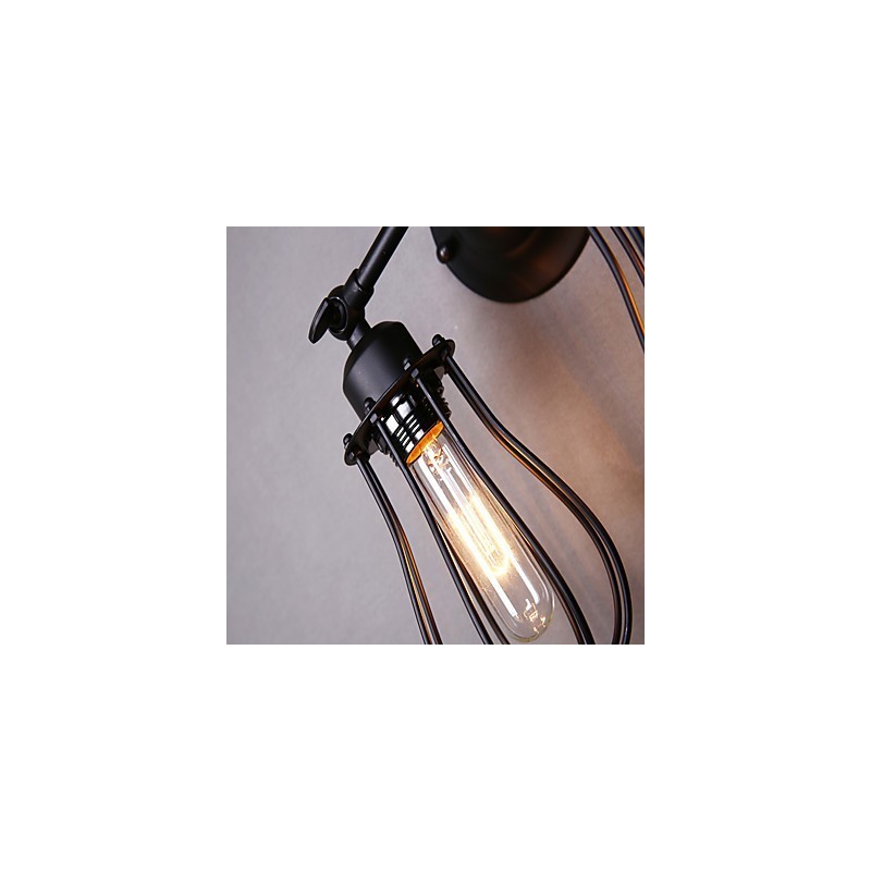 Traditionelle klassische rustikale Lodge Country-Malerei-Funktion für Swing Arm Ambient Light Wandleuchten Wandleuchte