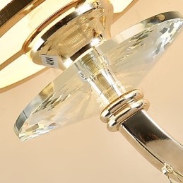 Moderne zeitgenössische galvanisierte Funktion für Kristall-Umgebungslicht-Wandleuchten Wandleuchte