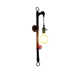 Wandleuchte Wandleuchten Wand Eisen Wandlampe dumm schwarz Lichtschwert Lampe an der Wand