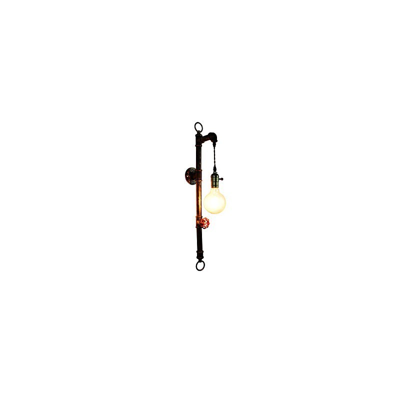 Wandleuchte Wandleuchten Wand Eisen Wandlampe dumm schwarz Lichtschwert Lampe an der Wand