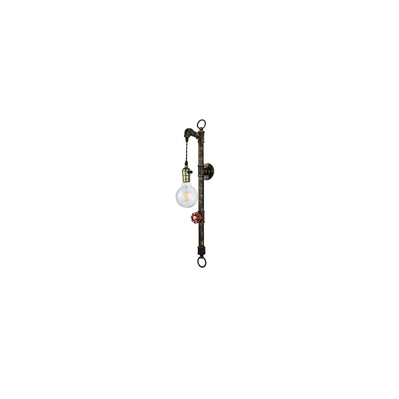 Wandleuchte Wandleuchten Wand Eisen Wandlampe dumm schwarz Lichtschwert Lampe an der Wand