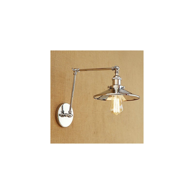 Rustikale Lodge Country Retro Galvanisierte Funktion für Mini-Stil Schwenkarm Umgebungslicht