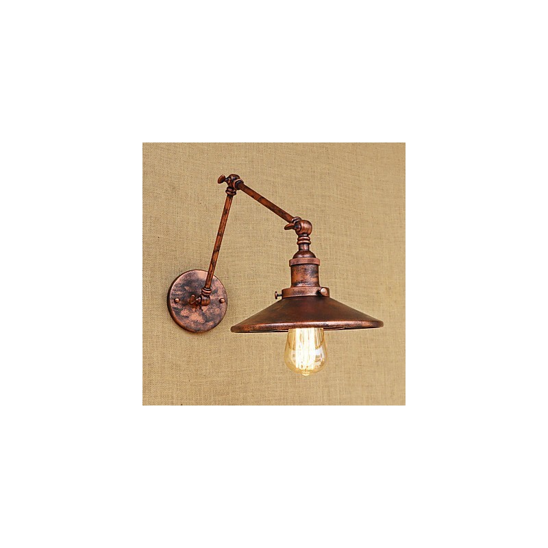 Rustikale Lodge Country Retro Galvanisierte Funktion für Mini-Stil Schwenkarm Umgebungslicht