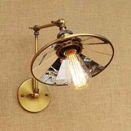 Rustikale Lodge Country Retro Galvanisierte Funktion für Mini-Stil Schwenkarm Umgebungslicht