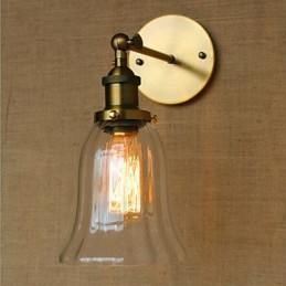 Galvanisierte Funktion im Country-Retro-Stil für Wandleuchten mit Augenschutz und Umgebungslicht im Mini-Stil
