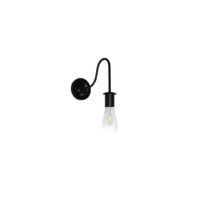 Wandleuchten Wand Eisen Wand Lampe Dumme Schwarze Lichtschwert Lampe An Der Wand