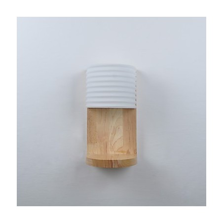 Einfache Wandlampe, Nachttischlampe mit Glasschirm und Massivholz für Schlafzimmer, Kommode, Wohnzimmer, Babyzimmer, Studentenwohnheim, Couchtisch, Bücherregal Einfache Wandlampe, Nachttischlampe mit Glasschirm und Massivholz für Schlafzimmer, Kommode, Wohnzimmer, Babyzimmer, Studentenwohnheim, Couchtisch, Bücherregal